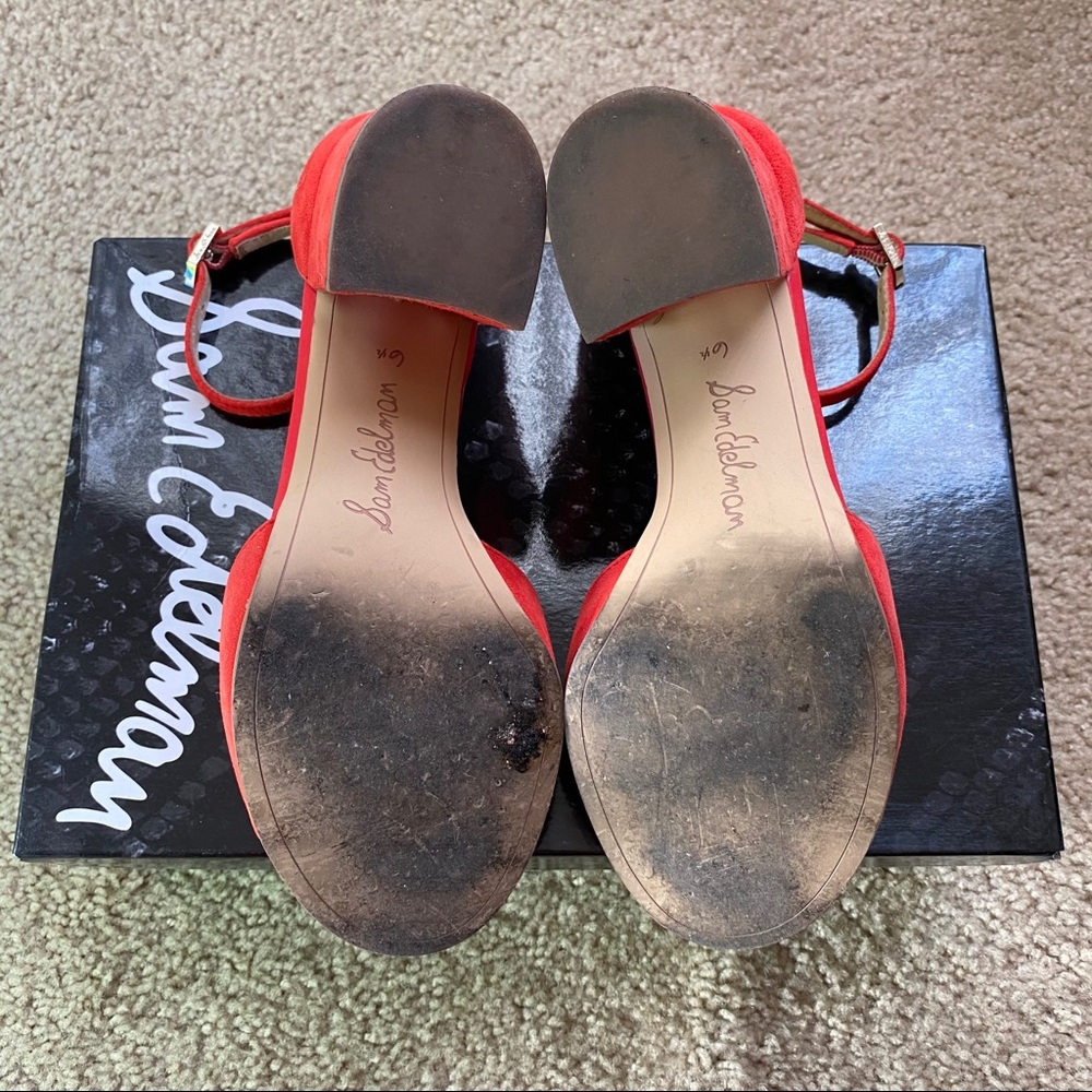 Sam Edelman Red Heels - Picture 4 of 5